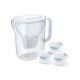 Brita Style Essential Filterkanne + 3 MaxtraPro PP-Kartuschen (weiß)