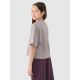 4. Oversize-Crop-Top mit Print für Mädchen 4F 4FJRSS25TTSHF2587-83S