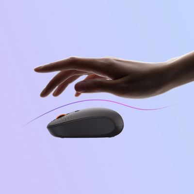 13. Baseus F01B 2,4-GHz-Funkmaus + Bluetooth 3.0 + 5.0 – Grau