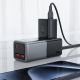 4. Acefast Z2 GaN 75W PD-Tischladegerät 3x USB-C 2x USB-A - Schwarz und Grau