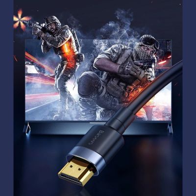 10. Baseus Cafule HDMI / HDMI 2.0 4K 60 Hz 3D 18 Gbit/s Kabel 3 m – Schwarz