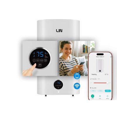 9. Elektroboiler LIN LIFVD1SMWH 80L UNIVERSAL weiß WLAN