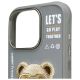 3. Nimmy Cool&Cute 2.0 Bear Case für iPhone 16 Pro - Grau
