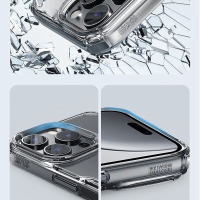 11. Nillkin Nature Pro Hülle für iPhone 16 Pro – transparent und weiß