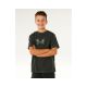 6. RIP CURL Eternal Shred Wash Tee-Boy Schwarz