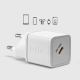 9. SBS TETRGAN1C20W 20-W-GaN-Wandladegerät mit Power Delivery – Weiß