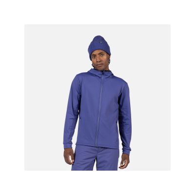2. ROSSIGNOL Herren Midlayer Stretch-Hoodie Blau