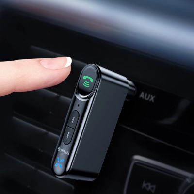 11. Baseus BSBA-02 (Overseas Edition) Bluetooth AUX-Sender – schwarz