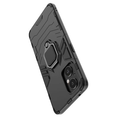 7. Ring Armor robuste Hybrid-Hülle + magnetischer Halter für OnePlus Nord N20 5G schwarz