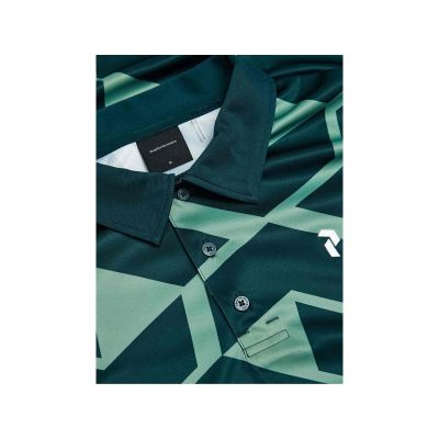 4. PEAK PERFORMANCE M Grafik-Polo-Herren-T-Shirt, Grün