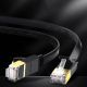 4. Ugreen Ethernet-Patchkabel U/FTP Cat. 7 10 Gbit/s flach 0,5 m schwarz (NW106)