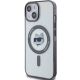 2. Karl Lagerfeld KLHMP15MHCHNOTK iPhone 15 Plus 6,7" transparentes Hardcase IML Choupette`s Head MagSafe