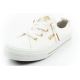 3. Lee Cooper Damen-Sportschuhe, modische weiße Slip-On-Sneaker