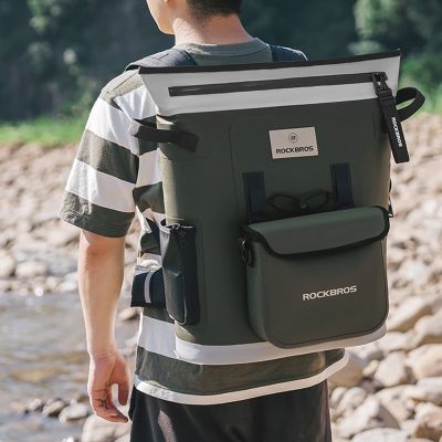 12. Rockbros Thermo-Rucksack mit Isolierung 18l Ergonomisch - Grün