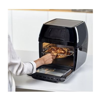 6. Black+Decker Heißluftfritteuse BXAFO1200E (1700W) Fritteuse mit Backofen