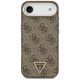 3. Guess 4G Triangle Logo MagSafe Case für iPhone Air Braun - Gold