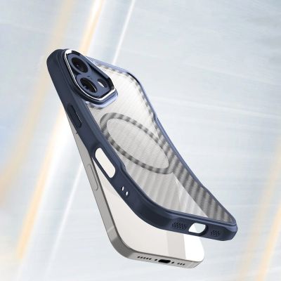 9. Leading Series MagSafe Silikonhülle für iPhone 16 – blau
