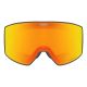 2. Uvex Skibrille scenic FM für Wintersport, Schwarz, Herren, Rot, sphärische Linse