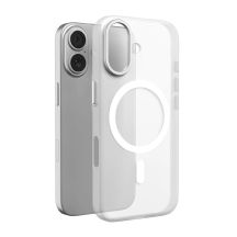 Puro Lightfeel iPhone 17 Hülle, kompatibel mit MagSafe – Transparent und Weiß