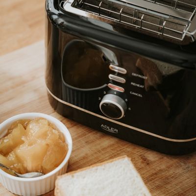 7. Toaster mit Rost ADLER AD 3224b schwarz