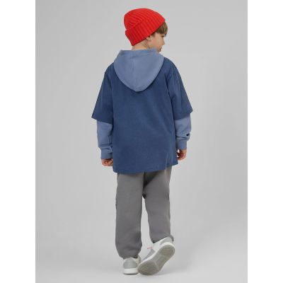 2. Locker geschnittenes Jungen-T-Shirt mit Aufdruck 4F 4FJRSS26TTSHM3467-31S