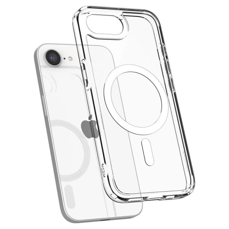 6. Spigen Ultra Hybrid MagSafe Hülle für iPhone 16e / 17e – Transparent
