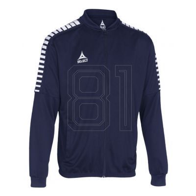 SELECT ARGENTINA ZIP marineblaues Sweatshirt
