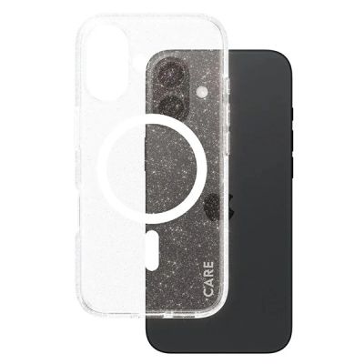 2. CARE by PanzerGlass Flagship Star Lit Case iPhone 16 6,1" weiß/weiß MagSafe 1341