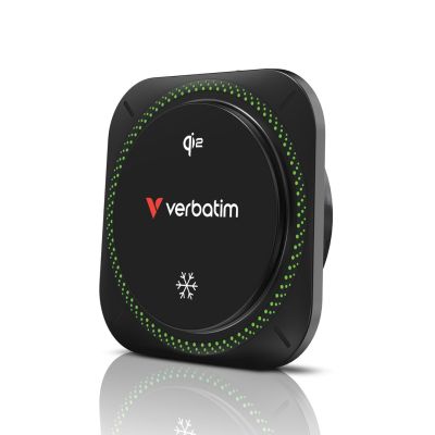 7. Verbatim Charge 'n' Drive Qi2 RGB Smartphone Schwarz USB Kabelloses Laden Schnellladen Automatisch