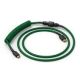 7. Glorious Gaming GLO-KB-ACC-CBL-COIL-FGRN Tastatur-/Mauskabel Grün 1,4 m