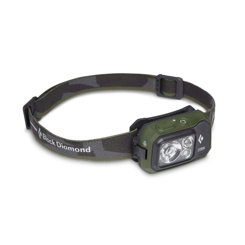 6. Black Diamond Storm 450 Stirnlampe – Dunkeloliv (450 lm)