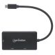 5. MANHATTAN-ADAPTER MULTIPORT USB-C 3.1 AUF HDMI/DVI/VGA M/F