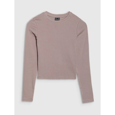 5. Langarmshirt Slim Smooth Mädchen 4F 4FJRSS25TLONF505-83S