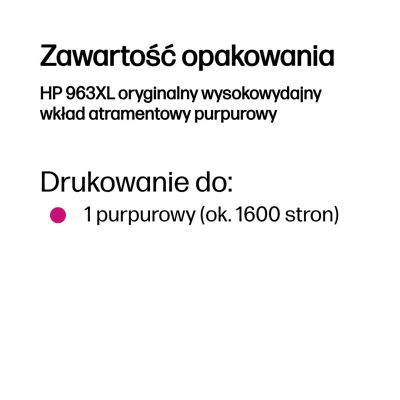 77. HP 963XL Original-Tintenpatrone Magenta mit hoher Reichweite