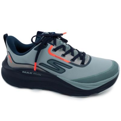 Skechers Herren-Sportschuhe Max Run Vorteza, wasserdichte Laufschuhe