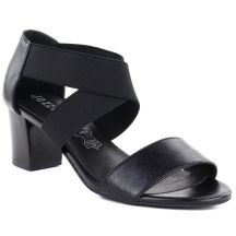 Schwarze Jezzi RMR1954-27 Riemchensandalen für Damen