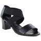 Schwarze Jezzi RMR1954-27 Riemchensandalen für Damen