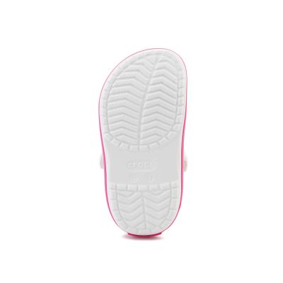 7. CROCS CROCBAND KIDS CLOG T WEISS/PINK CRUSH 207005-6WU