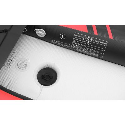 6. 2-Personen-Kajak-Set 385x96x42cm Laminiertes PVC 200kg ENERO