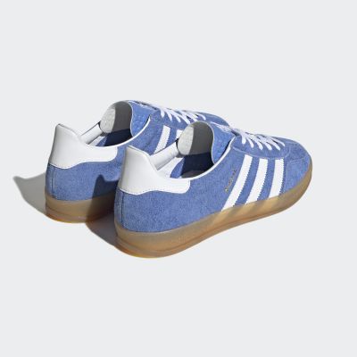 5. Damen-Sneaker adidas Gazelle Indoor W Blue Fusion aus blauem Veloursleder (HQ8717)