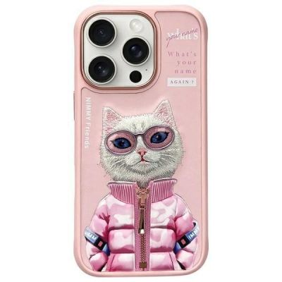 Nimmy Cool&Cute 2.0 Cat Case für iPhone 16 Pro - Rosa