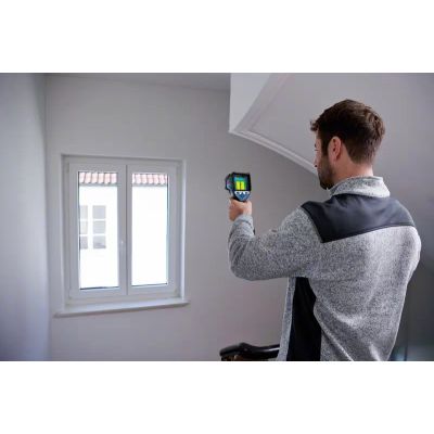 3. Bosch GTC 600 C Geräuschäquivalente Temperaturdifferenz (NETD) IR Schwarz, Blau 256 x 192 px Integriertes LCD-Display