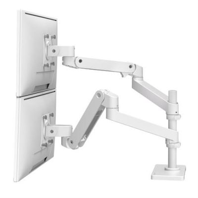Ergotron LX Pro Series 45-690-290 Monitorhalterung/Ständer für 68,6 cm (27") Monitore, Schreibtisch, Weiß