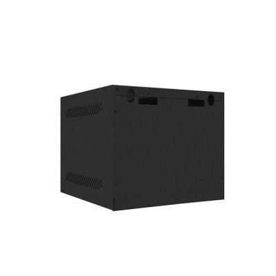 5. LANBERG Wandregalschrank 10" 4HE 280x310 SCHWARZ, METALLTÜREN (ZUSATZVERPACKUNG) WF10-2304-00B