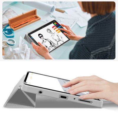 8. TechProtect SmartCase für Samsung Galaxy Tab A9 / A11 8.7 X110 / X115 / X133 / X135 - Grau