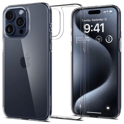 Spigen Airskin Hybrid-Hülle für iPhone 15 Pro – transparent