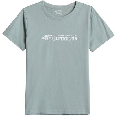 2. Damen-T-Shirt 4F F3495 Mint 4FWAW26TTSHF3495 47S