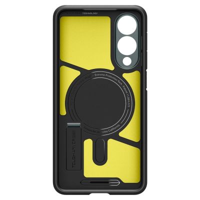 3. Spigen Tough Armor MagSafe Case für Samsung Galaxy S25 Edge - Grün/Schwarz