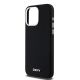 6. DKNY Flüssigsilikon-Hülle mit kleinem Metalllogo und MagSafe-Funktion für iPhone 15 Pro Max – Schwarz