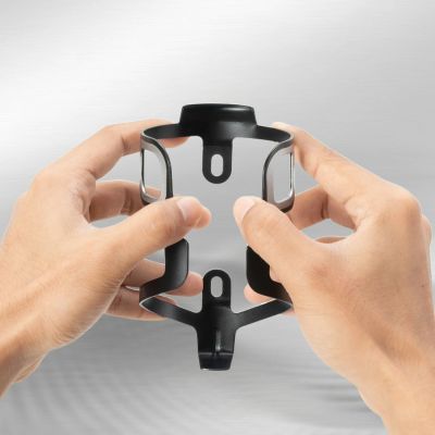 4. Rockbros BBC2504 Ultraleichter Flaschenhalter aus Aluminium – Schwarz